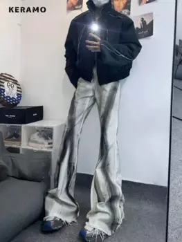 Женские брюки с высокой талией, в стиле ретро