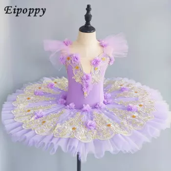 Женские детские танцевальные костюмы для балета, лебедей, озер, балерины