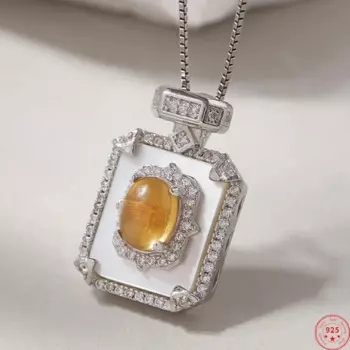 Женские и мужские подвески из серебра 925 пробы с фианитом