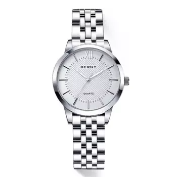 Женские кварцевые часы BERNY, женские модные простые наручные часы из нержавеющей стали, Japan Miyota 2035, водонепроницаемые часы для женщин 2022