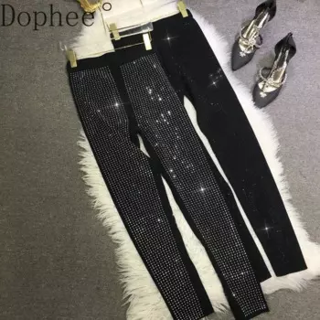 Женские леггинсы Blingbling, новинка, Осень-зима, Стрейчевые тонкие леггинсы до щиколотки, Осень-зима