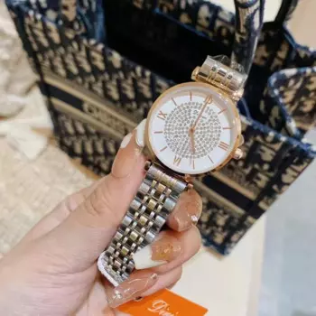 Женские модные брендовые часы DINIMI в британском стиле, простые темпераментные водонепроницаемые наручные часы со стальным ремешком для школьниц