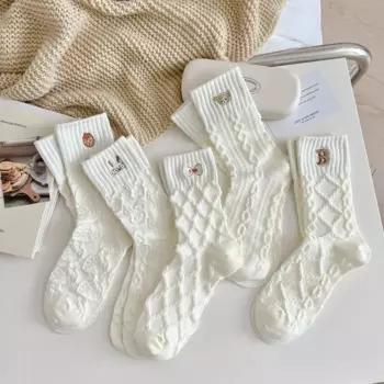 Женские носки в японском стиле, белые дышащие повседневные короткие носки, простые базовые высококачественные женские хлопковые носки для девочек, 10 пар