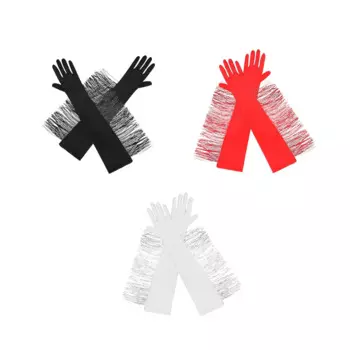 Женские перчатки для латиноамериканских танцев, варежки для шоу, костюм для латиноамериканских танцев