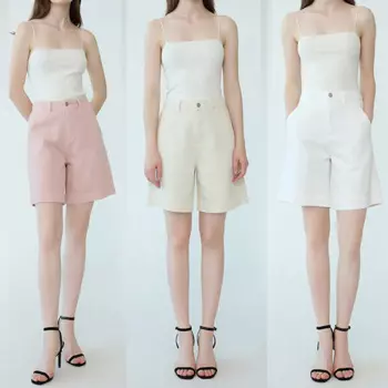 Женские повседневные шорты с завышенной талией