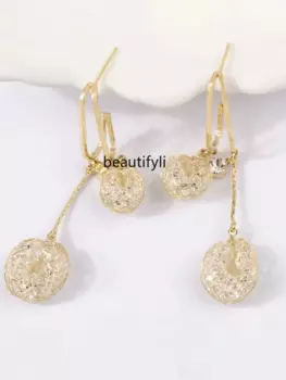 Женские серьги с кисточками, роскошные уникальные серьги из серебра светильник