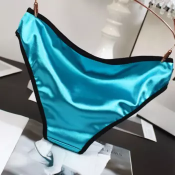 Женские сексуальные атласные трусы, гладкое нижнее белье, удобные шелковистые трусики, женское мягкое глянцевое нижнее белье, хлопковые трусы с промежностью