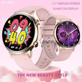 Женские Смарт-часы HK39 Amoled, водонепроницаемые, 2024 дюйма, 1,1*360