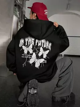 Женские толстовки Harajuku y2k ins emo Шерстяные толстовки Harajuku, толстовки с круглым вырезом, уличная одежда большого размера, осенние модные толстовки