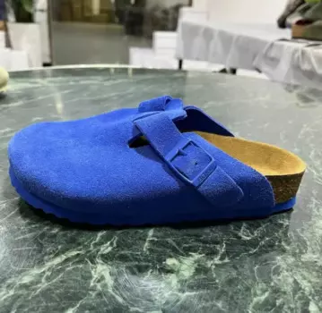 Женские туфли Boken из натуральной кожи, пробковые тапочки Boken Baotou на плоской подошве с полудраганием