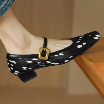 Женские туфли из натуральной кожи, размеры 34-42