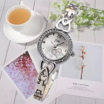 Женские Водонепроницаемые часы с браслетом и жемчугом