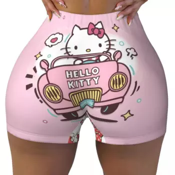 Женские велосипедные шорты Hello Kitty для занятий в спортзале и волейболом