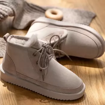 Женские зимние ботинки из 2024 натуральной кожи, женские ботинки с 100% натуральным мехом, теплые женские зимние ботильоны с шерстью