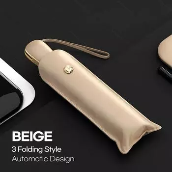 Женский автоматический зонт Olycat Flat Sun