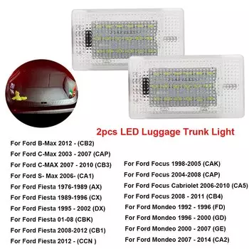 Женский багажник для Ford Focus MK2 MK3 Fiesta kuga светодиодный Mondeo Fusion Escape S-Max светильник номерной знак