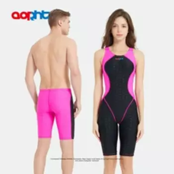 Женский цельный купальник из акульей кожи, профессиональный водонепроницаемый купальник длиной до колена для серфинга, мужской быстросохнущий пляжный спортивный купальник