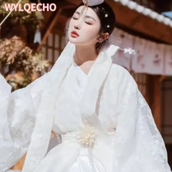 Женский длинный костюм в стиле ретро, элегантное роскошное платье Hanbok для принцессы, длинное платье для свадебной вечеринки, традиционный костюм в дворцовом Корейском стиле