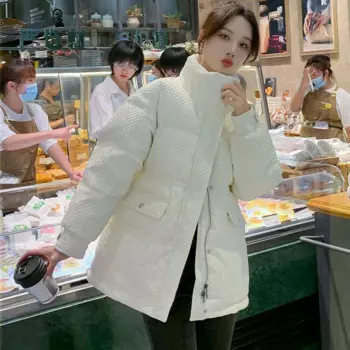 Женский длинный пуховик, Повседневная теплая парка, пальто в Корейском стиле, зимняя ветрозащитная утепленная куртка на белом утином пуху, 90%