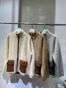 Женский кашемировый свитер, куртка из чистого кашемира, Свободная Женская одежда, круглая пряжа, вязаный кардиган, женский, осень, зима