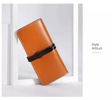 Женский кошелек из натуральной кожи, высокое качество, кошелек для монет, держатель для карт, модная длинная сумка