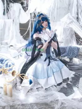 Женский косплей-костюм с птицами в храме arknight Astesia