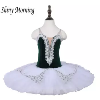Женский костюм для балета, с пачкой и блестками