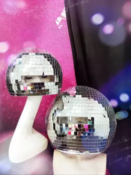 Женский костюм для бара gogo DS, танцевальный костюм, зеркальный шлем