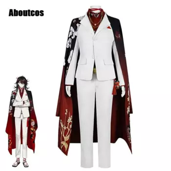 Женский костюм для косплея Aboutcos VTuber Vox Akuma, парик, костюм для Хэллоуина