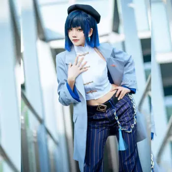 Женский костюм для косплея Bugoo Genshin Impact Yelan