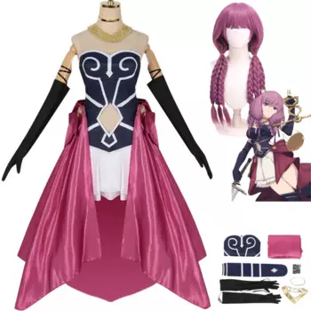 Женский костюм для косплея из аниме фрирен: Beyond Journey's End Aura, женский сексуальный костюм на Хэллоуин и карнавал