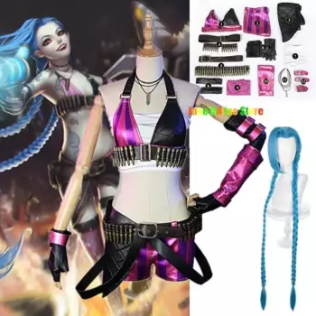 Женский костюм для косплея из аниме «LOL Arcane»