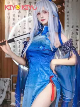 Женский костюм для косплея Jingliu, сексуальный женский костюм Чонсам на Хэллоуин