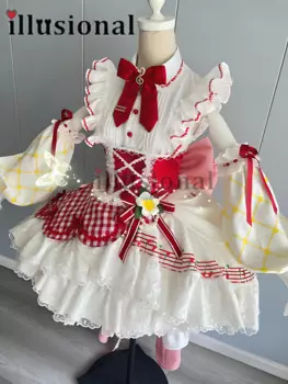 Женский костюм для косплея «клубника», 15 лет