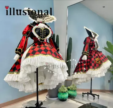 Женский костюм для косплея «Красная Леди Мари»