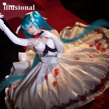 Женский костюм для косплея Мику Золушки