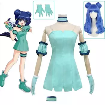 Женский костюм для косплея Tokyo Mew Mew Aizawa Minto, комплект мятого платья Mew для женщин, карнавальный костюм на Хэллоуин, летняя женская одежда
