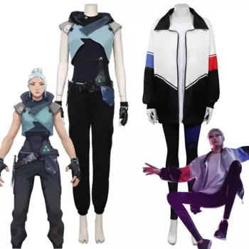 Женский костюм для косплея Valorant Jett