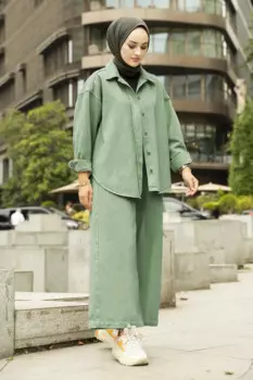 Женский костюм, джинсовый костюм с двумя кнопками, мусульманское платье, хиджаб, мусульманский стиль, stleri, женский костюм 2021, abayas