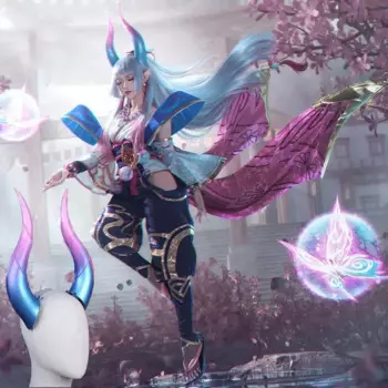 Женский костюм-кимоно для косплея, парик для Хэллоуина из игры «LOL», «синдра», «Spirit Blossom», 20 см