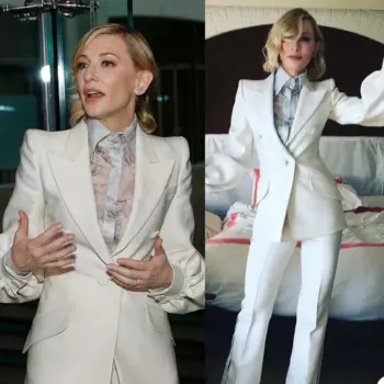 Женский костюм, однотонное элегантное белое модное Singal кнопка дизайн костюмы зубчатый женский офисный жакет и узких брюк женский