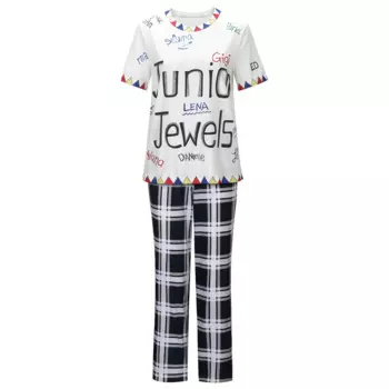 Женский костюм с футболкой и брюками