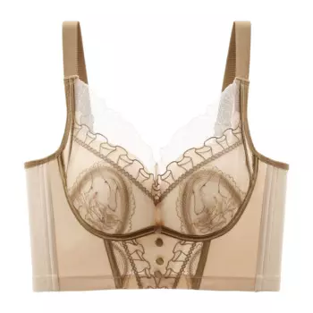 Женский кружевной бюстгальтер с чашками пуш-ап, без косточек