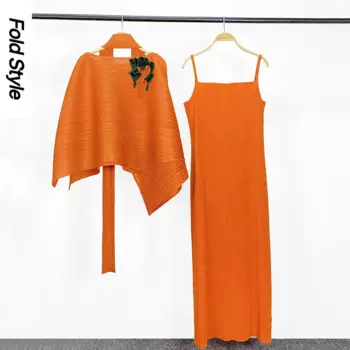 Женский модный однотонный облегающий комплект с круглым вырезом, весна-осень 2024, женское усовершенствованное ретро платье-майка средней длины