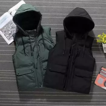 Женский осенне-зимний жилет 150 кг, мужские толстые куртки 8XL 7XL, жилеты без рукавов