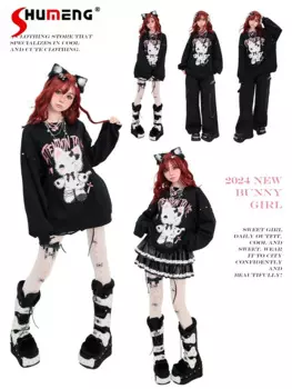 Женский Осенний пуловер с круглым вырезом и длинным рукавом