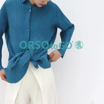Женский плиссированный кардиган Miyake, повседневная однобортная Свободная рубашка с длинным рукавом, большие размеры, осень 2024