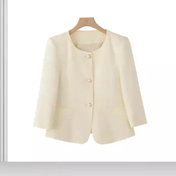 Женский Повседневный пиджак, новинка года, весенний высококлассный темпераментный костюм небольшого размера, костюм с платьем