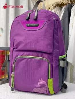 Женский Повседневный Рюкзак Fouvor 2023, вместительная спортивная сумка из ткани Оксфорд для компьютера, дорожная Холщовая Сумка, школьные сумки 2717-08