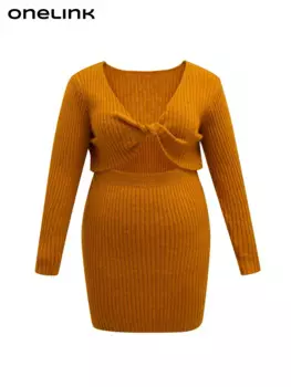 Женский пуловер с V-образным вырезом, с запахом